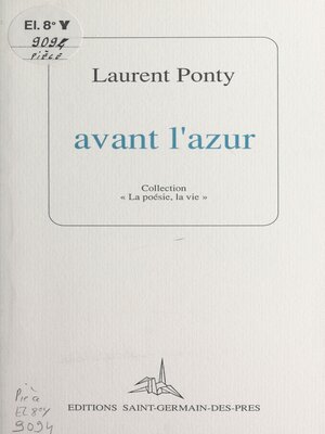 cover image of Avant l'azur